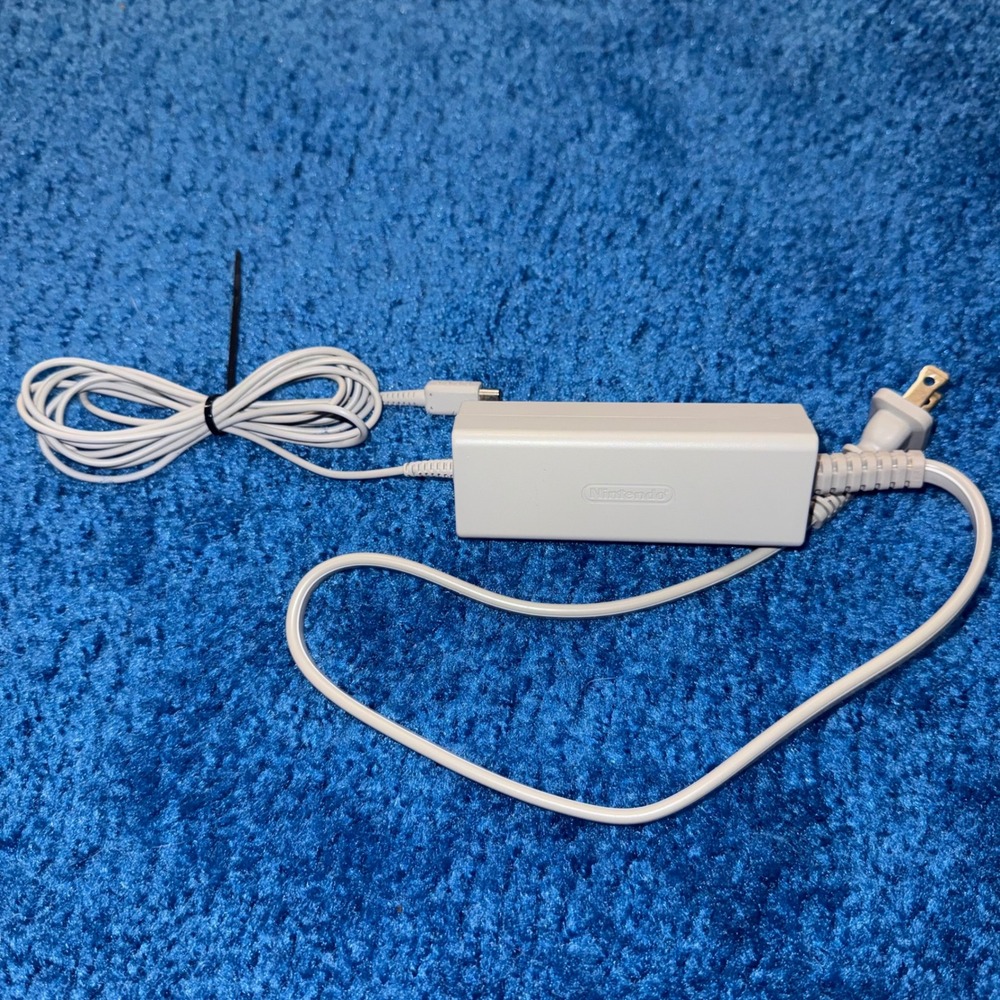 Nintendo Wii U GamePad AC Adapter Charger WUP-011 Genuine OEM Grey Tested - Picture 1 of 4